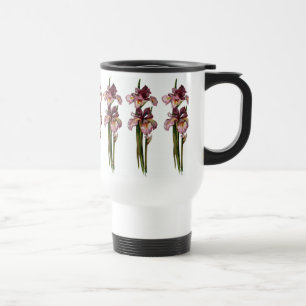 Mug De Voyage Poussés Irises - Blanc