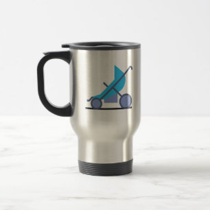 Mug De Voyage poussette bleue