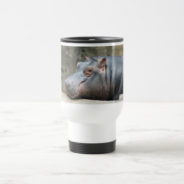 Mug De Voyage Poussettes Hippopotamus - choisir le style (Centre)
