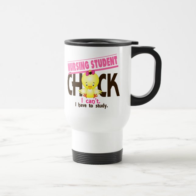 Mug De Voyage Poussin 1 d'étudiant de soins (Droite)