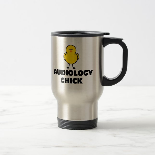 Mug De Voyage Poussin d'audiologie (Droit)