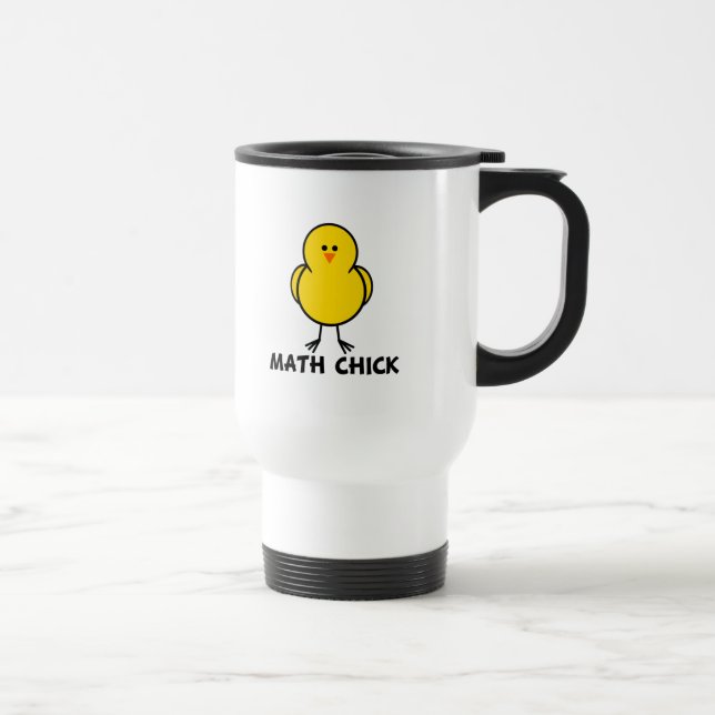 Mug De Voyage Poussin de maths (Droite)