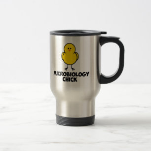 Mug De Voyage Poussin de microbiologie