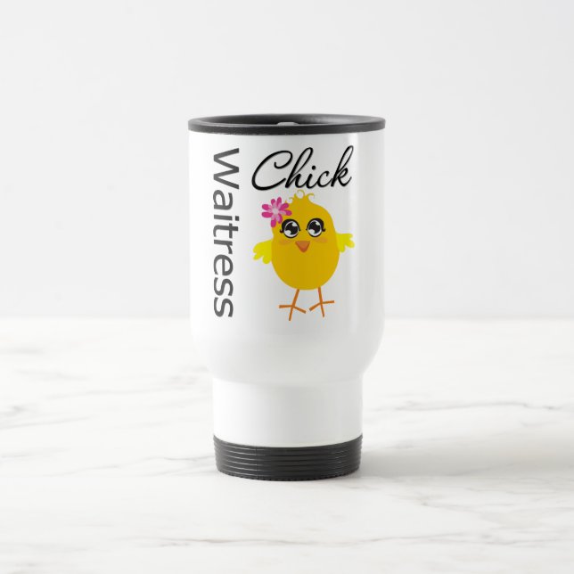 Mug De Voyage Poussin de serveuse (Centre)