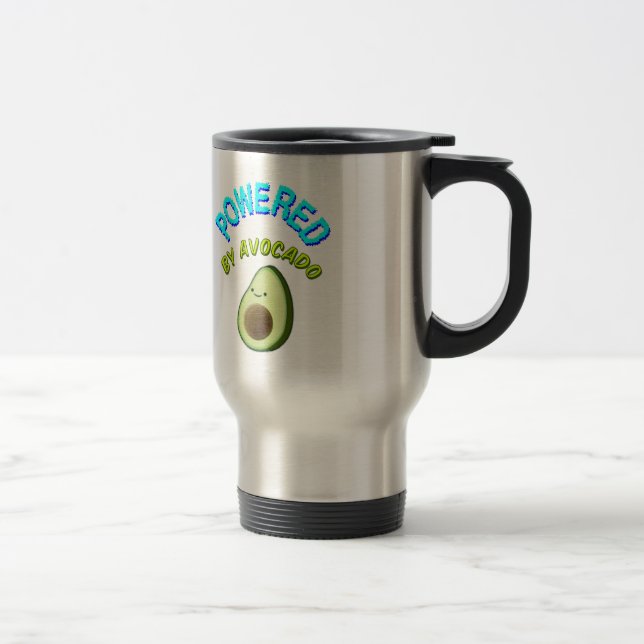 Mug De Voyage Powered by Avocado (Droit)