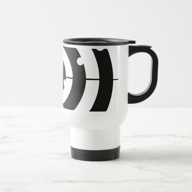 Mug De Voyage Pratique en matière de cible (Droite)