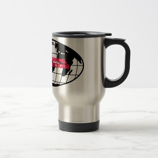 Mug De Voyage Pratiquez la cartographie sûre, employez toujours (Droit)