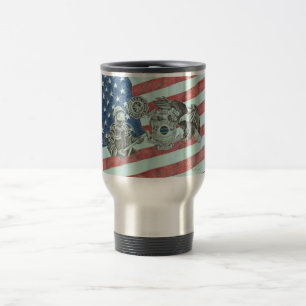 Mug De Voyage Premier répondeur patriotique