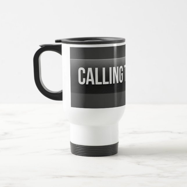 Mug De Voyage "Prendre les choses en main" Professionnel de la s (Gauche)