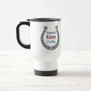 Mug De Voyage Prenez facilement Cowboy