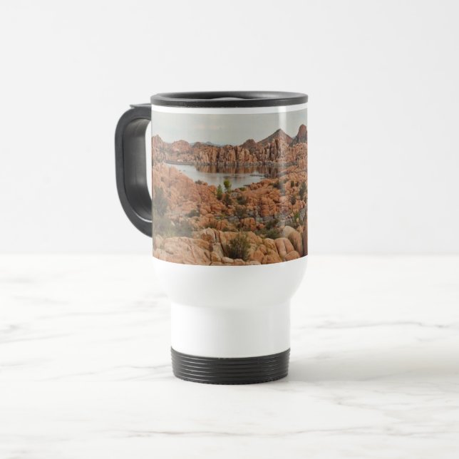 Mug De Voyage Prescott Arizona Red Rock Photo Watson Lake (Devant gauche)