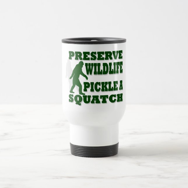 Mug De Voyage Préserver le pickat sauvage un squatch (Centre)