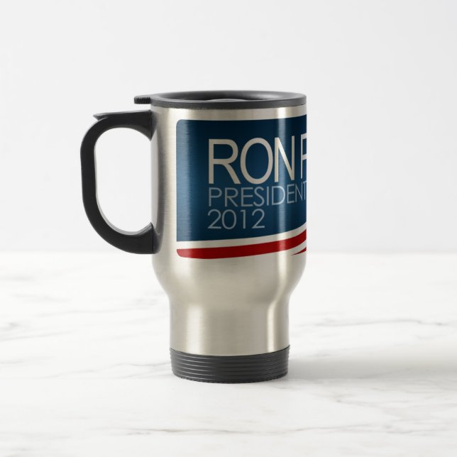 Mug De Voyage Président 2012 de Ron Paul (Gauche)