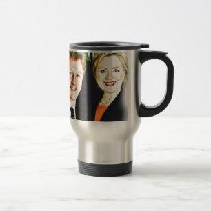 Mug De Voyage Président Bill Clinton et Présidente Hillary Clint