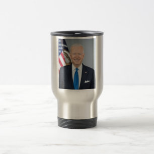 Mug De Voyage Président Joe Biden Maison Blanche Portrait Voyage