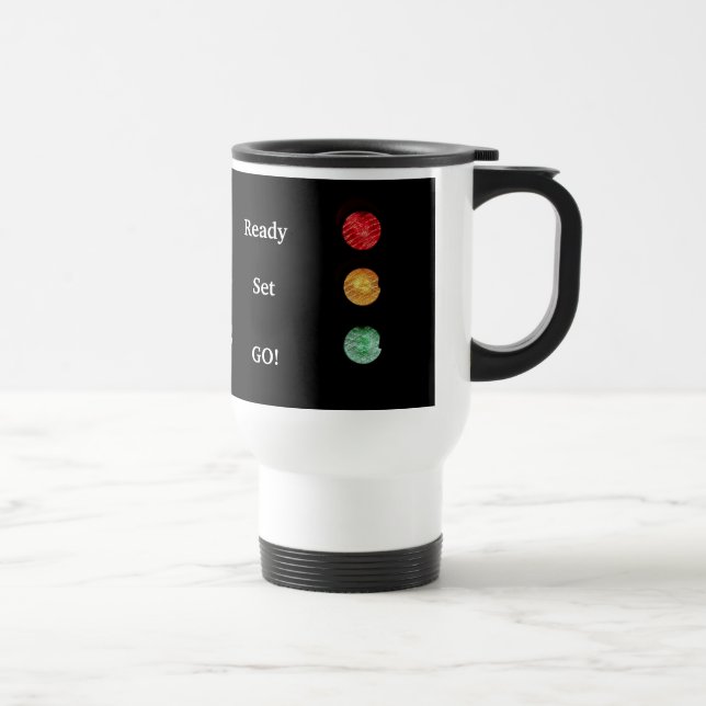 Mug De Voyage Prêt, Pars ! (Droite)