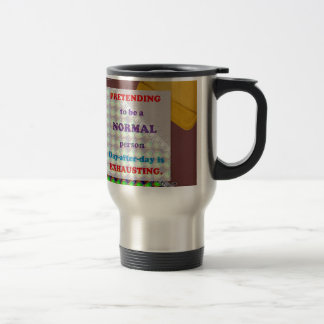 Mug De Voyage Prétention de l'AMUSEMENT épuisant de confession