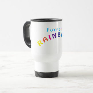 Mug De Voyage Prévision de la coupe de café Rainbows