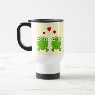 Mug De Voyage Princesse de grenouille et prince de grenouille,