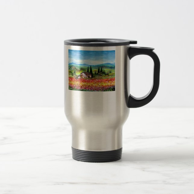 MUG DE VOYAGE PRINTEMPS EN TOSCANE 2 (Droit)