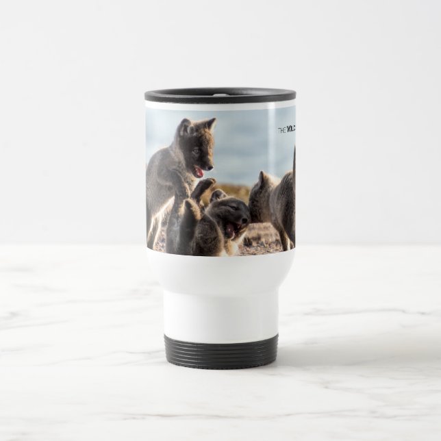 Mug De Voyage Printemps - Renard arctique (Centre)
