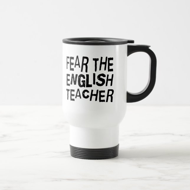 Mug De Voyage Professeur d'Anglais drôle (Droite)