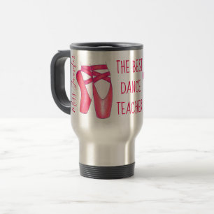Mug De Voyage Professeur de Danse Personnalisé Ballet Rose Point
