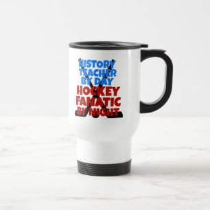 Mug De Voyage Professeur d'histoire de l'amateur de hockey