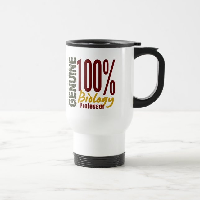 Mug De Voyage Professeur véritable de biologie (Droite)