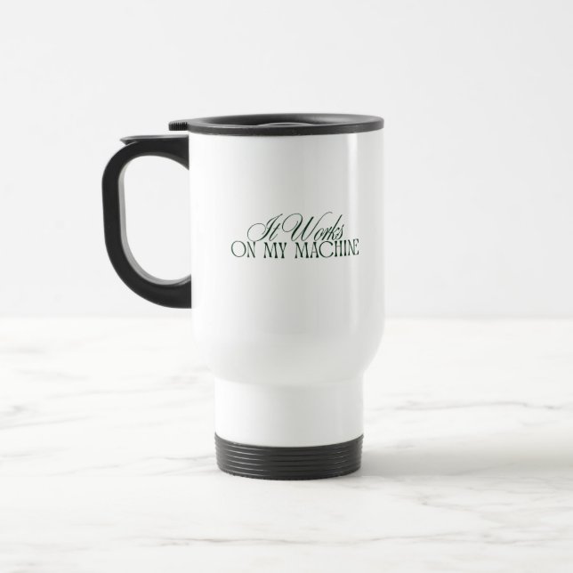 Mug De Voyage Programmeur drôle — Cadeau (Gauche)