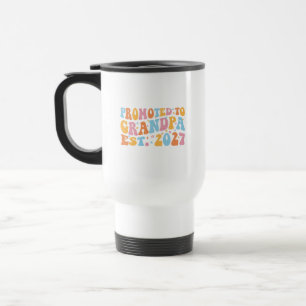 Mug De Voyage Promu Grand-père Estimé 2027 Nouveau Papa