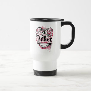 Mug De Voyage Propriété du peloton   de suicide de joker