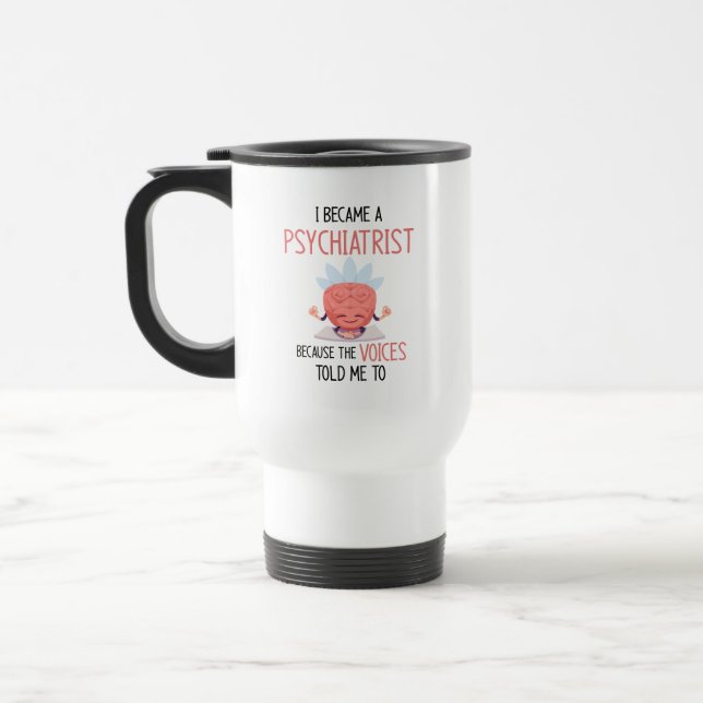 Mug De Voyage Psychiatre (Gauche)