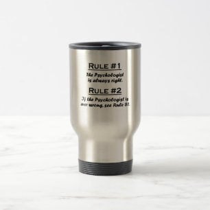Mug De Voyage Psychologue de règle