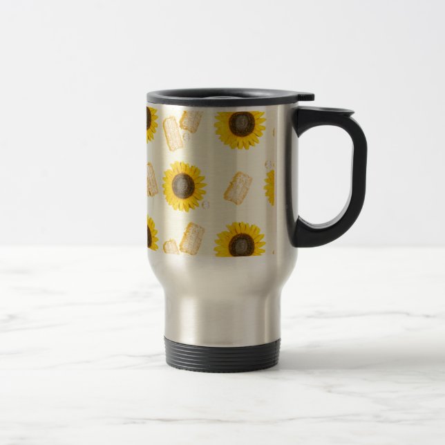Mug De Voyage puissance du tournesol (Droit)