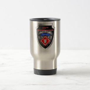 Mug De Voyage Puissante 20e brigade du génie - crête aéroportée