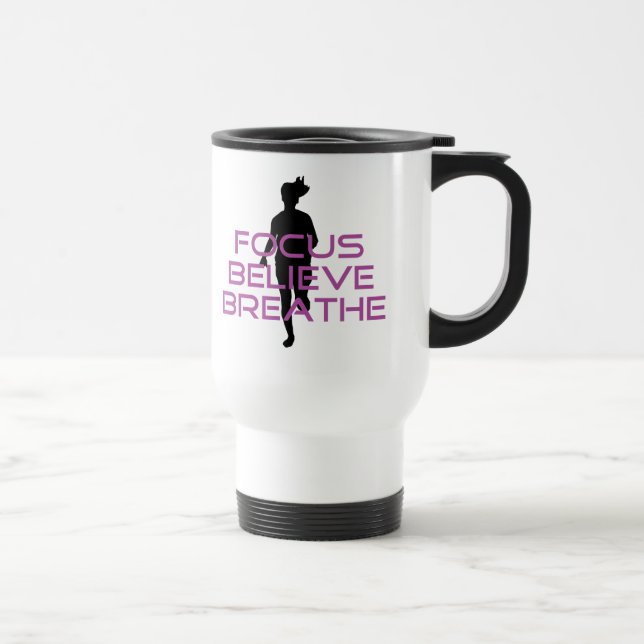 Mug De Voyage Purple Focus Croire Respirer (Droite)