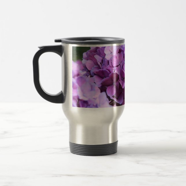 Mug De Voyage Purple Hydrangea Voyage/Mug Commutateur (Gauche)