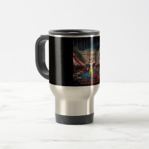 Mug De Voyage Quand Un Clown Se Déplace Dans Un Palais...