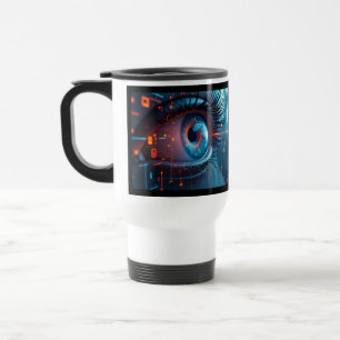 Mug De Voyage Quantum Oeil Voyage banlieue mug deux côtés