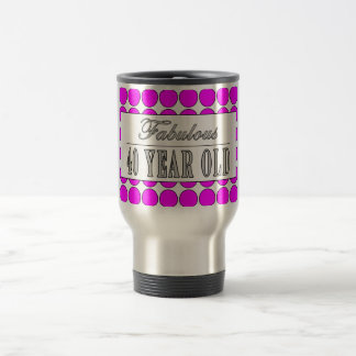 Mug De Voyage Quarante pois roses an fabuleux