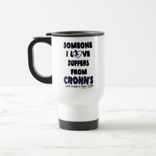 Mug De Voyage Quelqu'un que j'aime... Crohn's