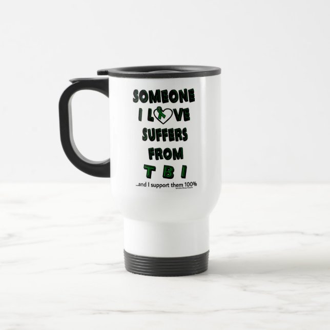 Mug De Voyage Quelqu'un que j'aime...TBI (Gauche)