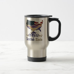 Mug De Voyage Racines écossaises américaines