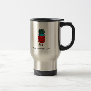 Mug De Voyage Randonneur avec le sac à dos