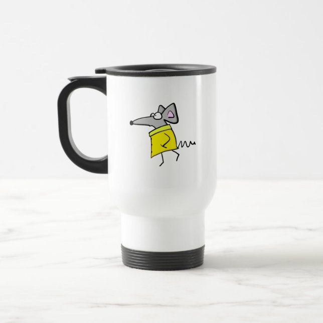 Mug De Voyage Rat sur la passerelle (Gauche)