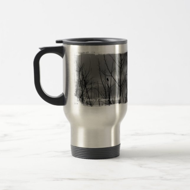 Mug De Voyage Raven foncé ; Personnalisable (Gauche)