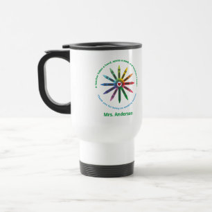 Mug De Voyage Ray of Crayons / Appréciation de l'enseignant