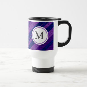 Mug De Voyage Rayures diagonales pourpres