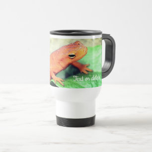 Mug De Voyage Red Eft Salamander Nature Personnalisée